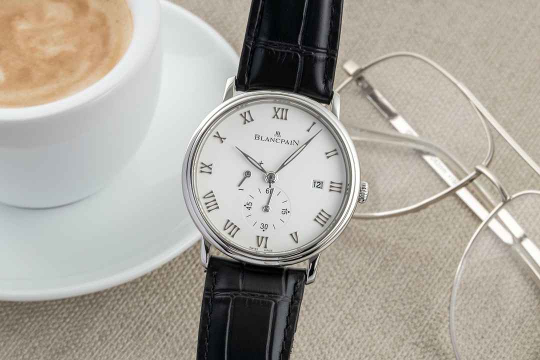  Blancpain Villeret Ultraflach Ultraplate Stahl Handaufzug Ref. 6606-1127-55B 