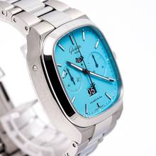 Thumbnail von Glashütte Original Seventies Chronograph Panoramadatum Chrono Panorama Discoblue – 1 of 100 – 1-37-02-20-02-70 – NEW – 22 Full Set