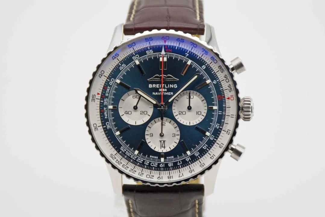  Breitling Navitimer 1 B01 Chronograph 46 LC100 Fullset mit Breitling Garantie bis 2028 