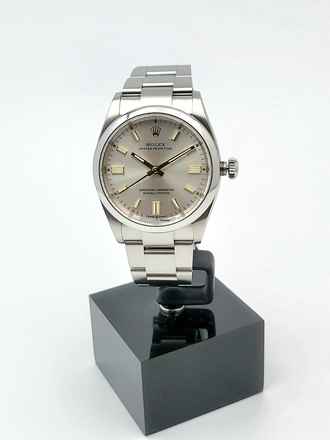  Rolex Oyster Perpetual 36 Silver dial Top condition Full Set 2024 Austria 