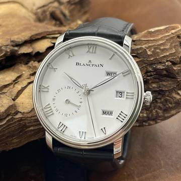  Blancpain Villeret Villeret Quantieme Annuel GMT - NEUWARE - FULLSET - Ref. 6670-1127-55B 