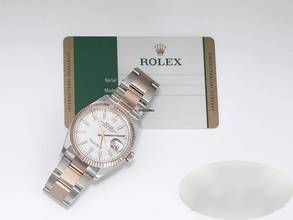 Thumbnail von Rolex Datejust 36 126231 2019 Edelstahl Rosegold 750 Automatik Stainless Steel 18kt Rose Gold Oyster-band Chronometer White Dial