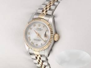 Thumbnail von Rolex Lady-Datejust Edelstahl Gelbgold 750 Perlmutt Automatik Gold Stahl Damen
