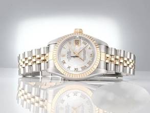 Thumbnail von Rolex Lady-Datejust Edelstahl Gelbgold 750 Perlmutt Automatik Gold Stahl Damen