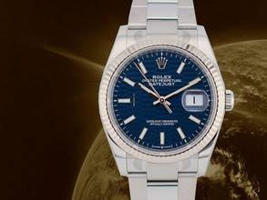 Thumbnail von Rolex Datejust 36 126234 Blue Motif New Stickers