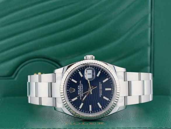  Rolex Datejust 36 126234 Blue Motif New Stickers 