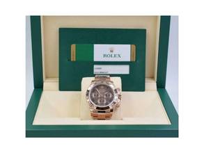 Thumbnail von Rolex Daytona Cosmograph Daytona 116505 Rose Gold Chocolate Arabic Dial Full Set 2018