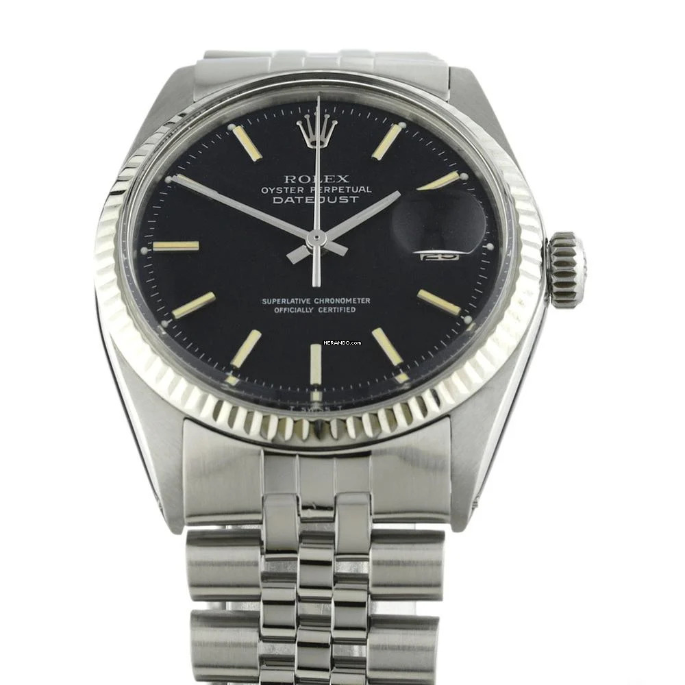 Rolex Datejust 36 Black Dial Ref.1601 BJ.1969