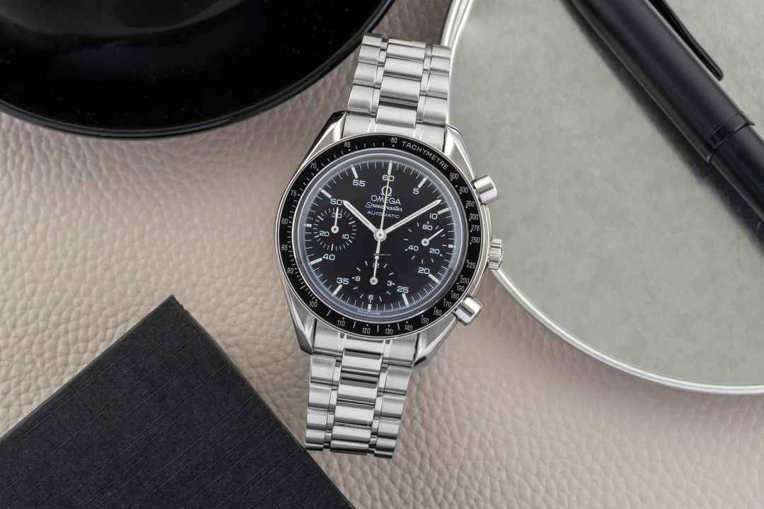 Omega Speedmaster Reduced Chronograph Stahl Automatik Ref. 3510.50.00 B&P 