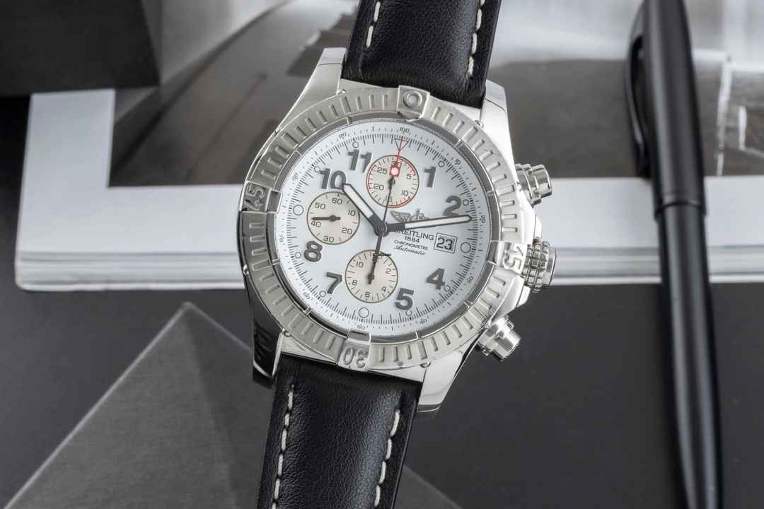  Breitling Super Avenger Chronograph Edelstahl Automatik Ref. A13370 