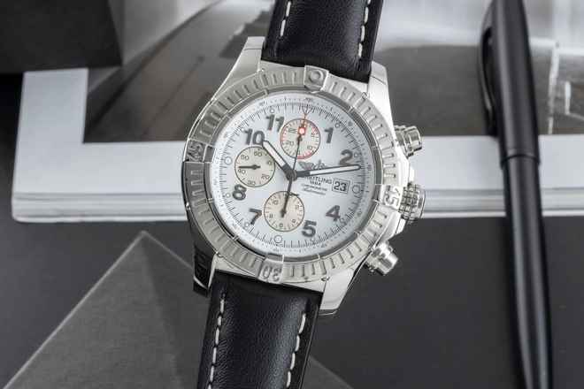  Breitling Super Avenger Chronograph Edelstahl Automatik Ref. A13370 