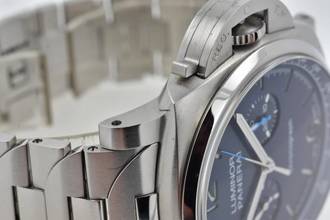 Thumbnail von Panerai Luminor Chronograph 44mm PAM 1110 Blue Dial Bracelet