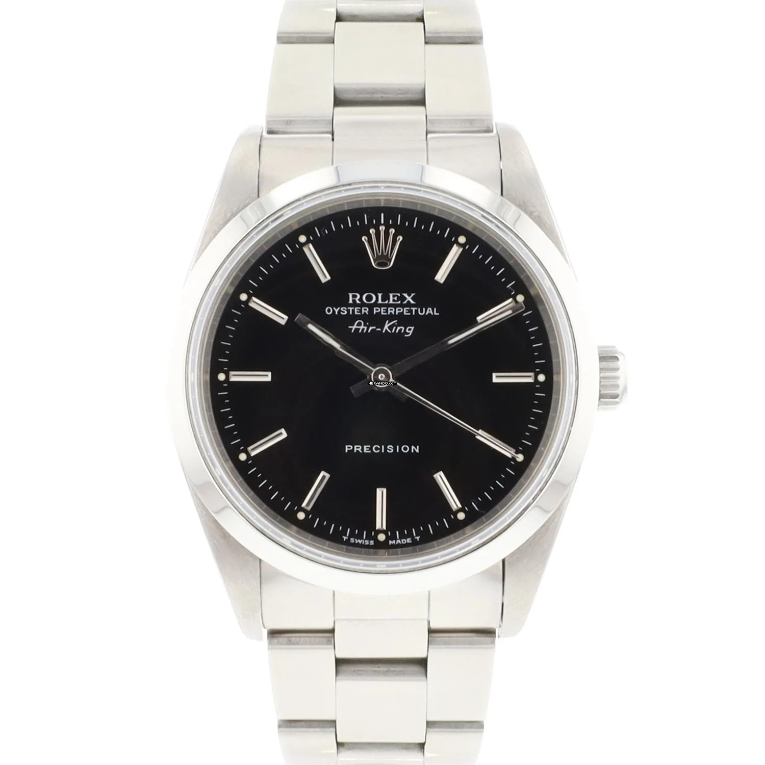  Rolex Air King Black Dial 
