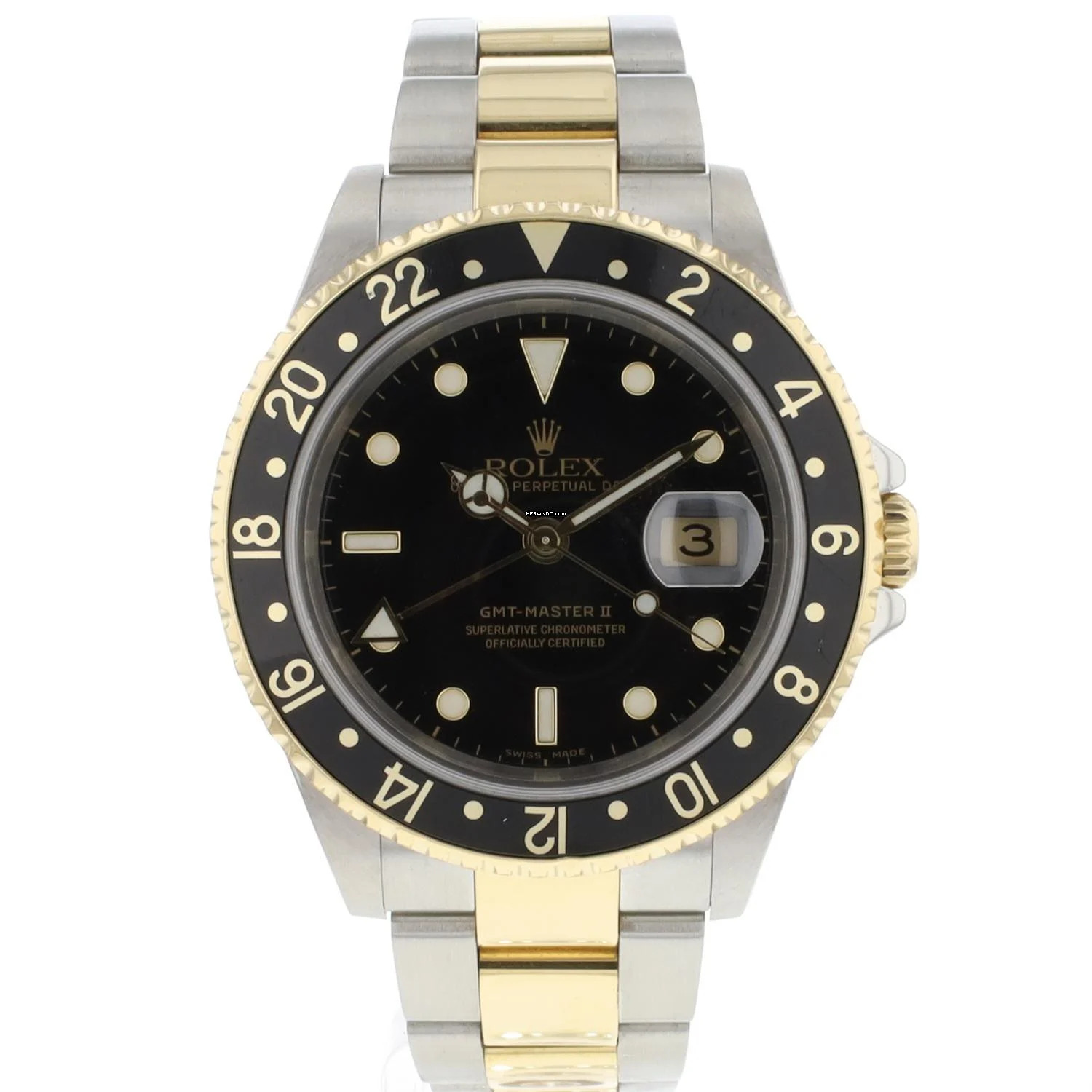  Rolex GMT-Master II Steel Gold 