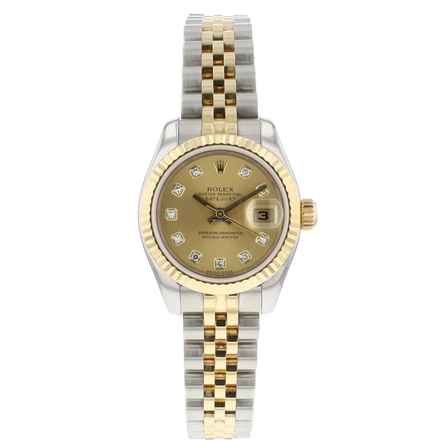 Rolex Lady-Datejust 26 Jubilee Steel/Gold Diamond Dial 