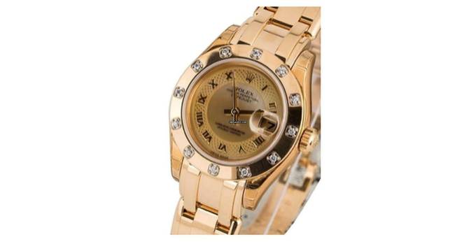  Rolex Pearlmaster Datejust 29mm Yellow Gold - Pearlmaster MOP Pearl Dial + Diamonds - 80318 2011 