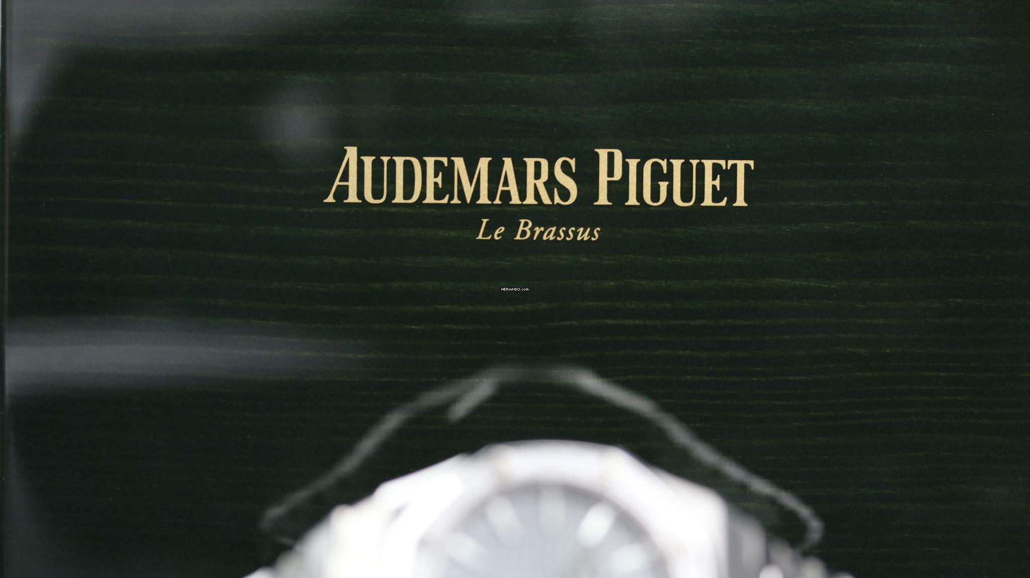 Thumbnail von Audemars Piguet Royal Oak Diamond Bezel - Grey - New - Fullset - 2024