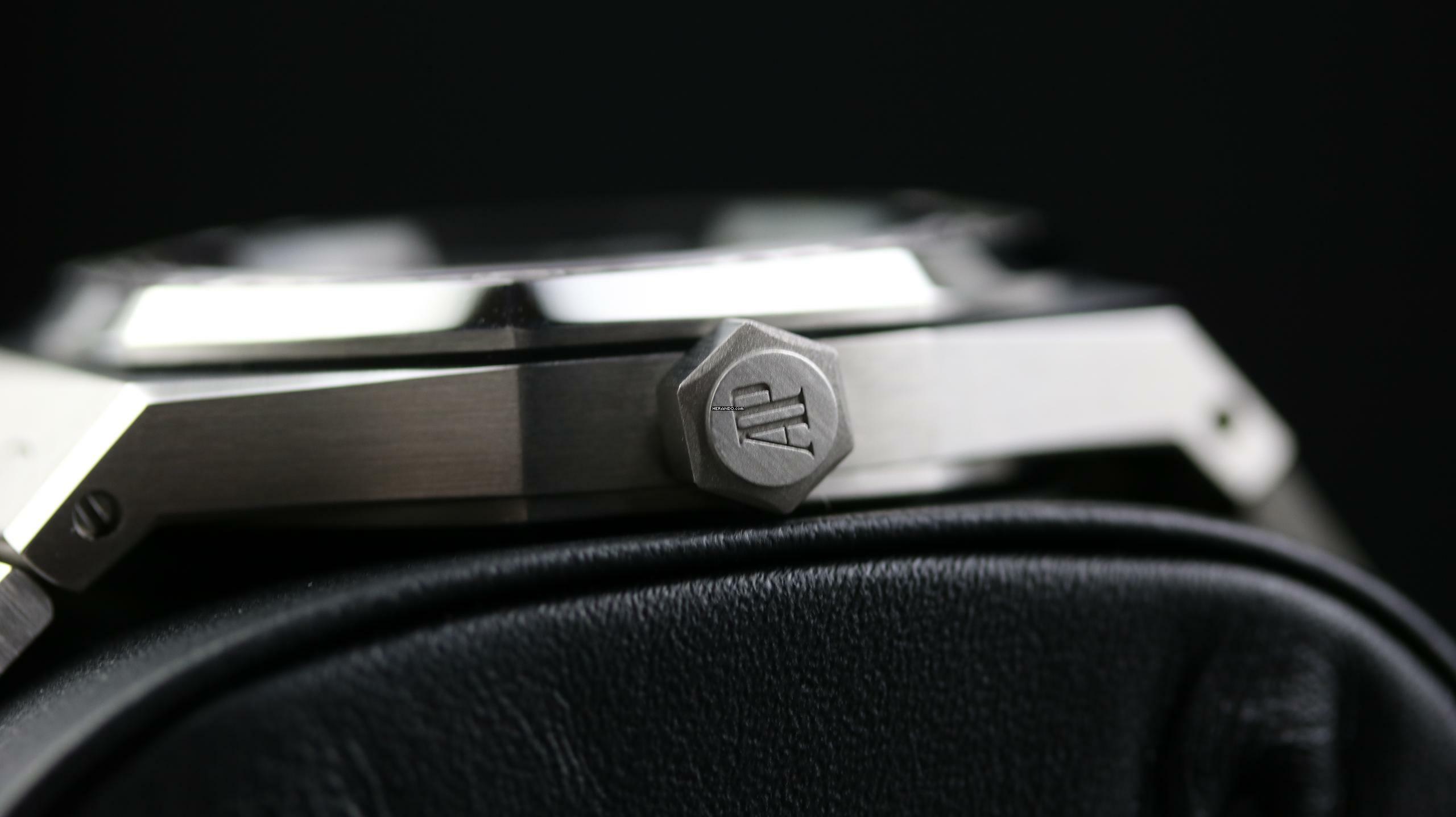 Thumbnail von Audemars Piguet Royal Oak Diamond Bezel - Grey - New - Fullset - 2024