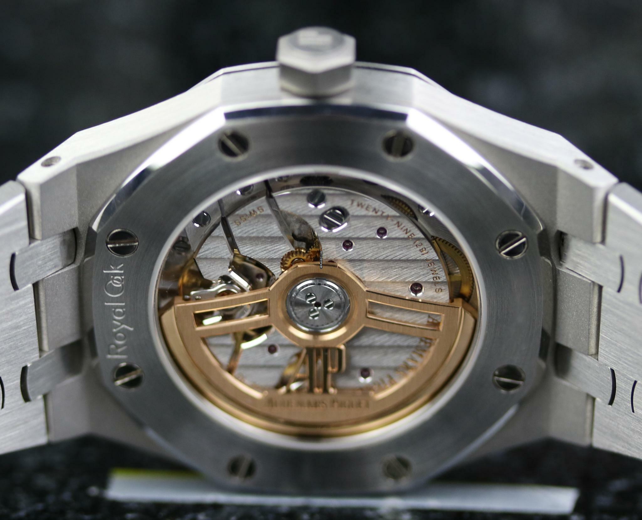 Thumbnail von Audemars Piguet Royal Oak Diamond Bezel - Grey - New - Fullset - 2024