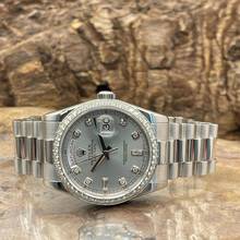 Thumbnail von Rolex Day-Date 36 Day-Date I 36 Platin ICEBLUE Diamond - Ref. 118346