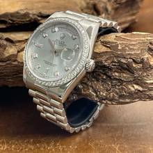 Thumbnail von Rolex Day-Date 36 Day-Date I 36 Platin ICEBLUE Diamond - Ref. 118346