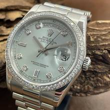 Thumbnail von Rolex Day-Date 36 Day-Date I 36 Platin ICEBLUE Diamond - Ref. 118346
