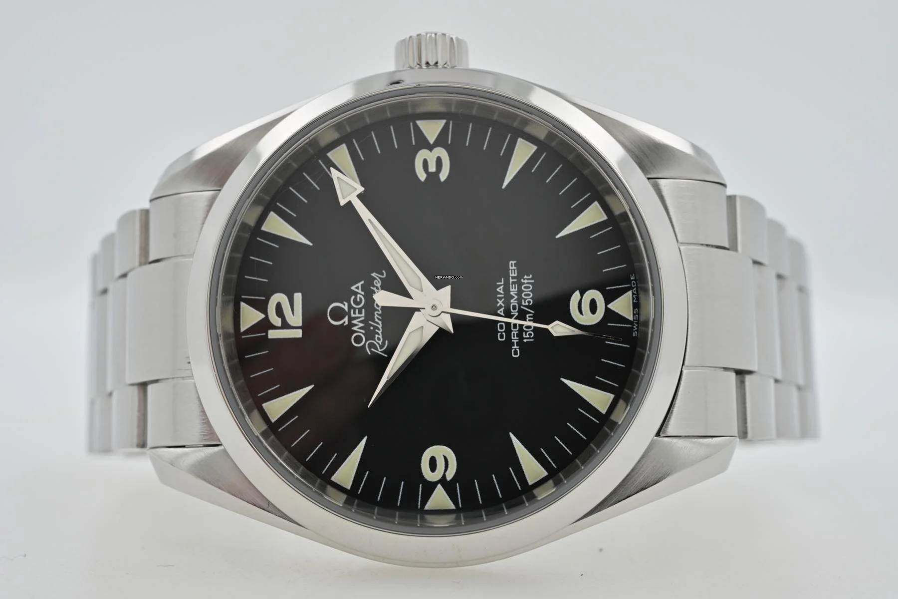  Omega Seamaster Railmaster Aqua Terra Railmaster 39.2mm 2503.52 - Omega Service 10/2025 