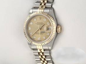 Thumbnail von Rolex Lady-Datejust Edelstahl Gelbgold 750 Diamanten Automatik Gold Stahl Damen