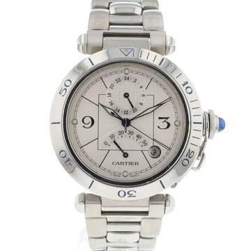  Cartier Pasha 38 GMT Power Reserve 
