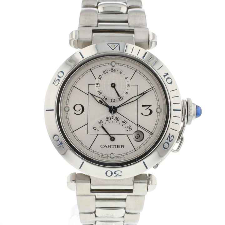  Cartier Pasha 38 GMT Power Reserve 