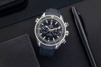 Thumbnail von Omega Seamaster Planet Ocean Chronograph Automatik Edelstahl 232.32.46.51.01.003 B&P 2015