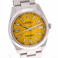 Thumbnail von Rolex Oyster Perpetual 41 Yellow – 124300 – like NEW – 2021 Full Set Lc100