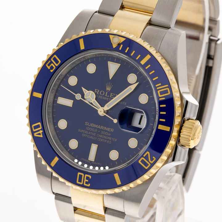  Rolex Submariner Date 41 Steel Gold Blue – 126613lb – like NEW – 2022 Full Set Lc100 