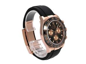 Thumbnail von Rolex Daytona Cosmograph Daytona Everose-Gold / Oysterflex Ref. 116515LN Schwarz