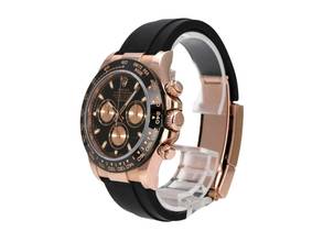 Thumbnail von Rolex Daytona Cosmograph Daytona Everose-Gold / Oysterflex Ref. 116515LN Schwarz