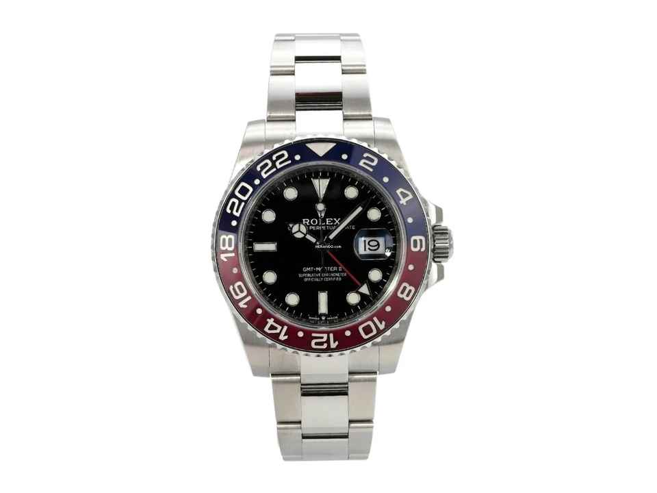  Rolex GMT-Master II Edelstahl 126710BLRO Oyster-Band 