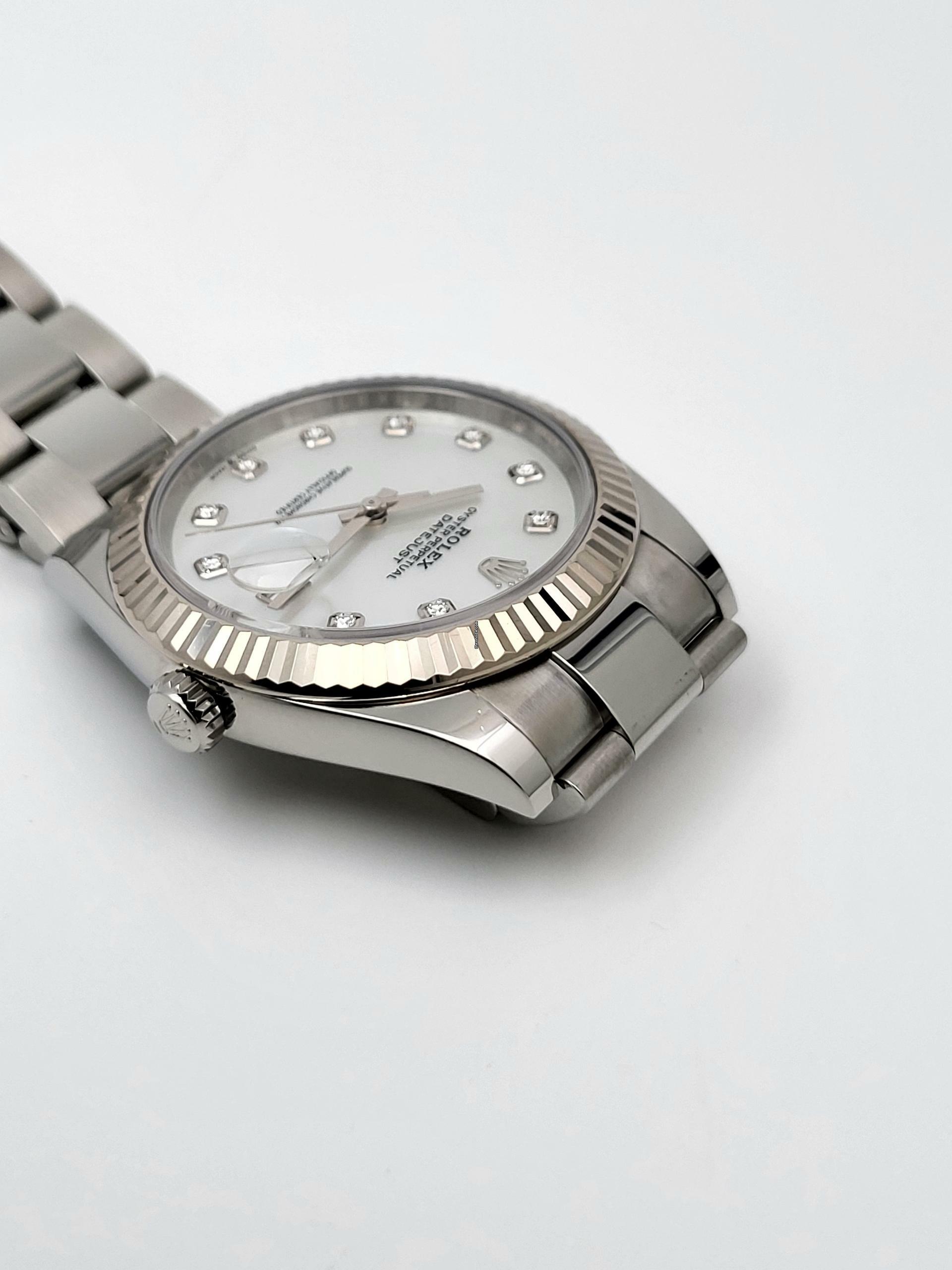 Thumbnail von Rolex Datejust 41 MOP dial Perlmutt Diamond Full Set 2023 Germany