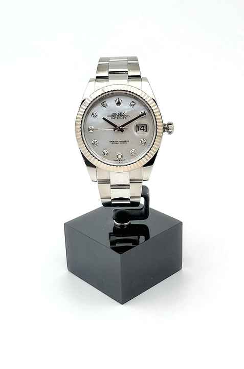  Rolex Datejust 41 MOP dial Perlmutt Diamond Full Set 2023 Germany 