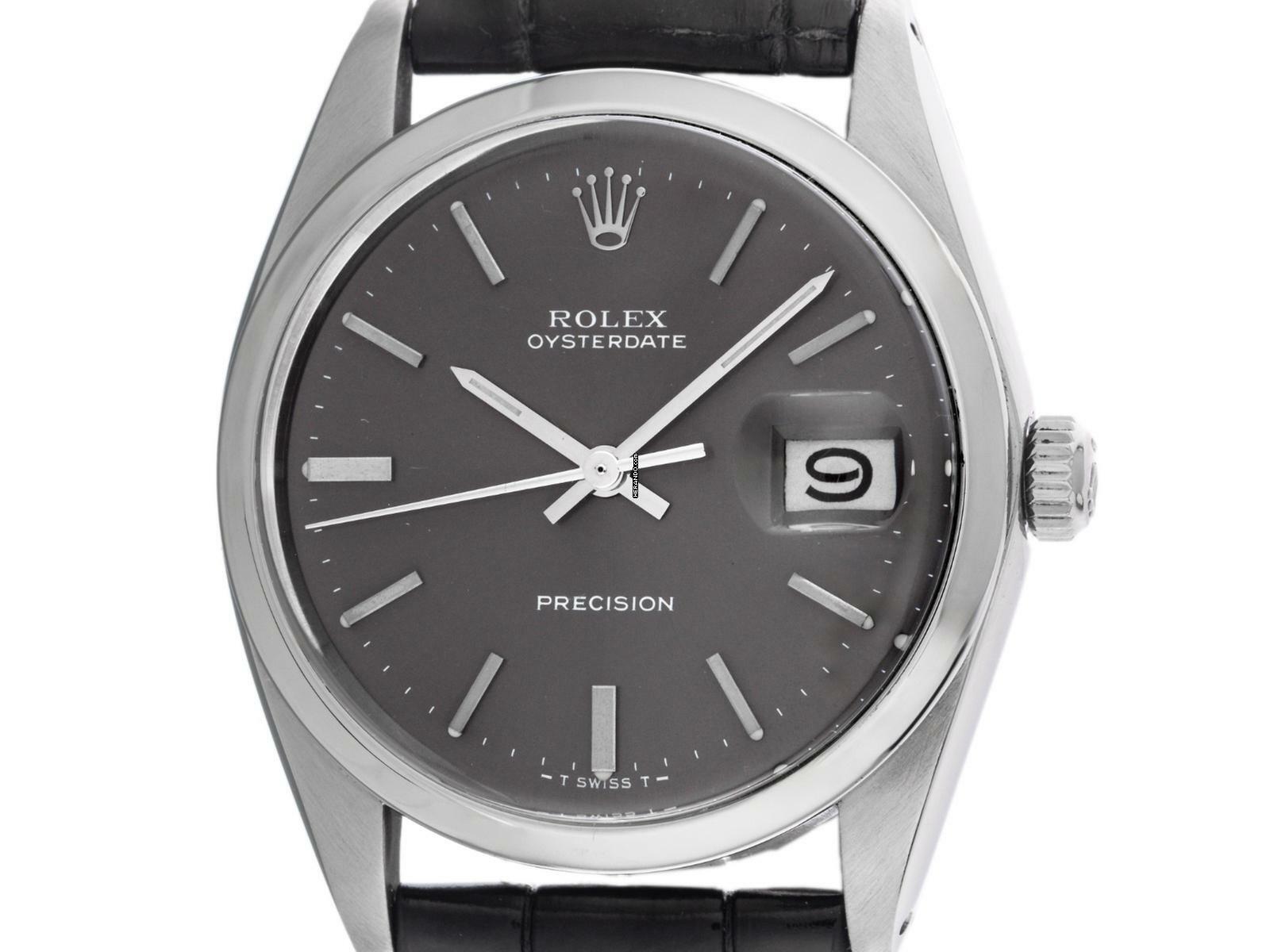 Rolex Oysterdate Precision Ref.6694 1966 Box sehr gut Vintage Oysterdate Precision open 6/9