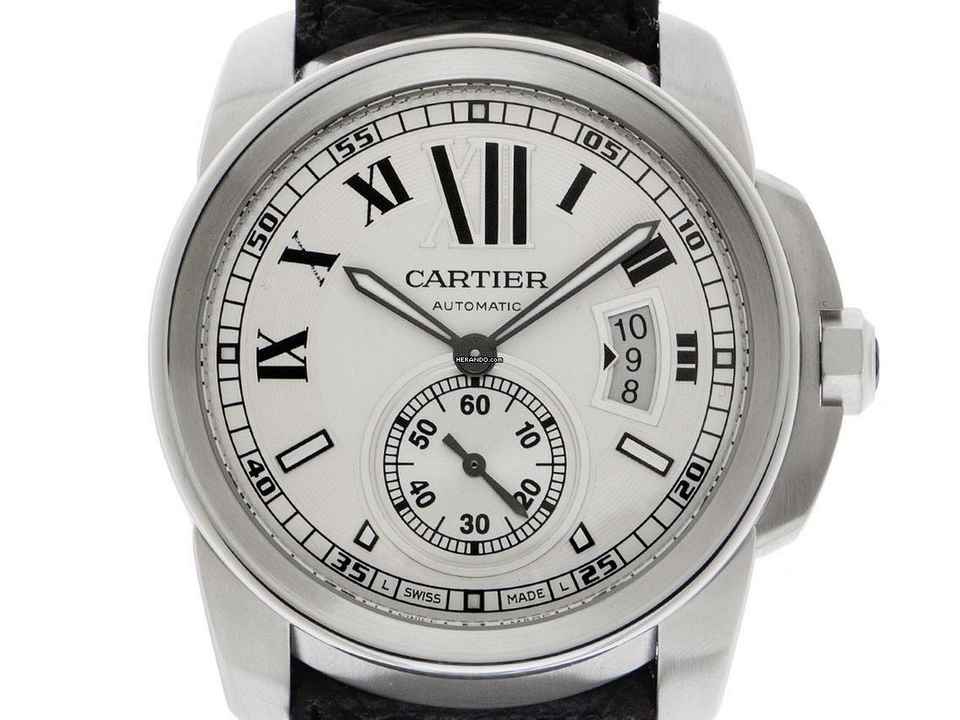  Cartier Calibre de Cartier Ref.3389 2016 Box&Beschreibung wie Neu Vintage Calibre de Cartier 