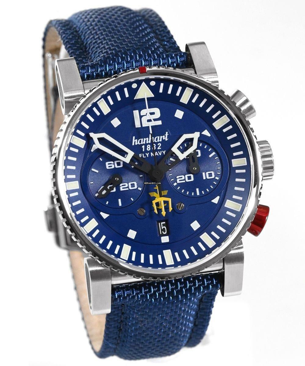 Hanhart Primus Fly Navy Steel Blue MFG3 Ref. 740L.270-3322 - Limited Edition