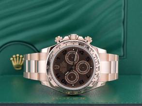 Thumbnail von Rolex Daytona Cosmograph Daytona 116505 Rose Gold Chocolate Arabic Dial Full Set 2017