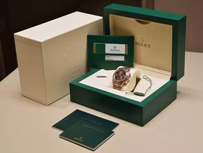 Thumbnail von Rolex Daytona Cosmograph Daytona 116505 Rose Gold Chocolate Arabic Dial Full Set 2017