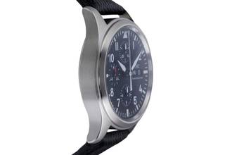 Thumbnail von IWC Fliegeruhr Chronograph Schaffhausen Fliegeruhr Chronograph Automatik Stahl Ref. IW371701