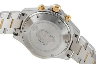 Thumbnail von TAG Heuer Aquaracer Chronograph Stahl / vergoldet Automatik Ref. CAF2120.BB0816