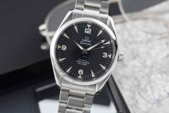  Omega Seamaster Railmaster Aqua Terra Co-Axial Automatik 2502.52.00 B&P 