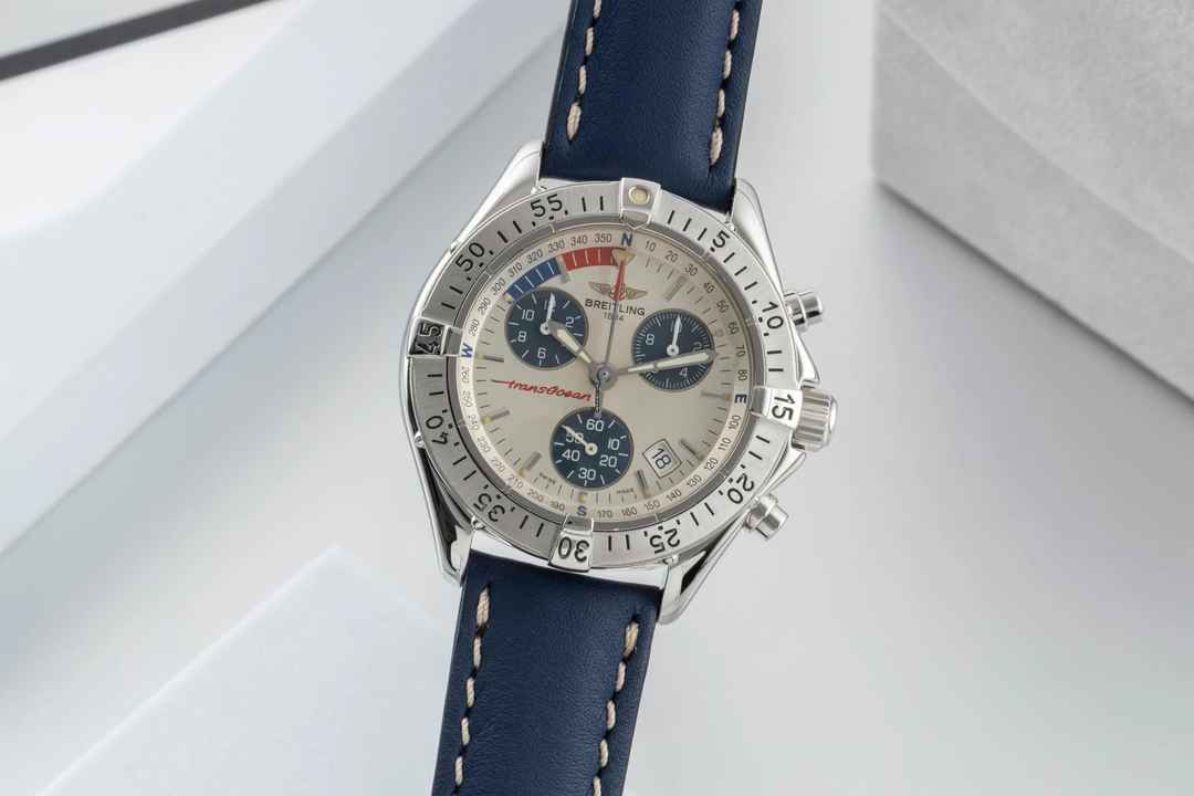  Breitling Transocean Chronograph Edelstahl Herrenuhr Ref. A53040.1 