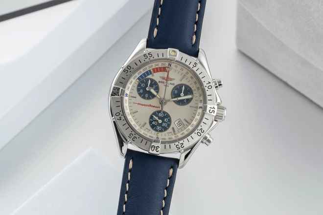  Breitling Transocean Chronograph Edelstahl Herrenuhr Ref. A53040.1 