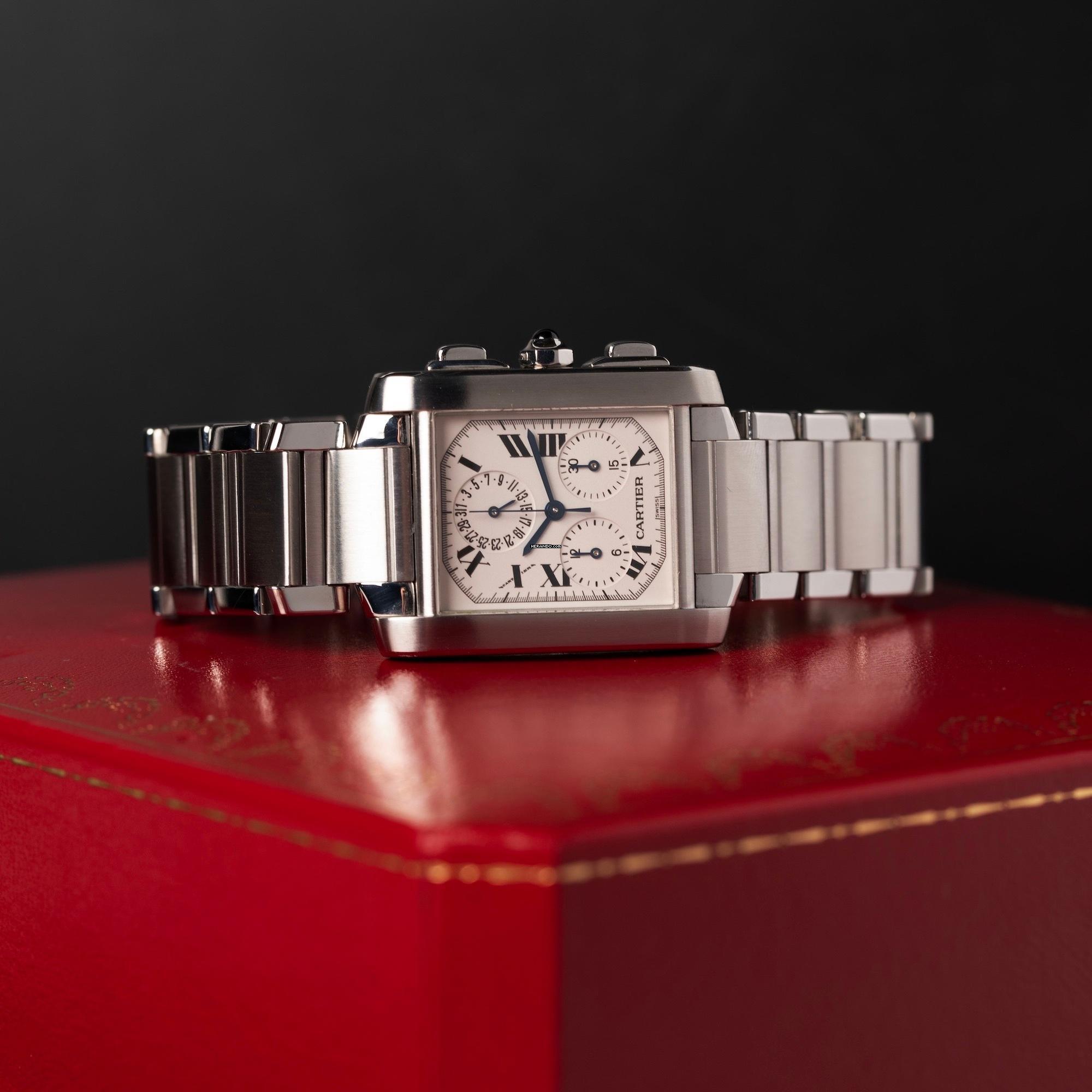  Cartier Tank Française Full Set Mint 