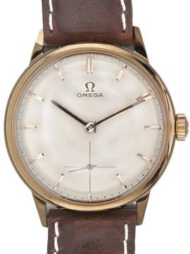  Omega Classic Cal. 269 18 k Rose Gold 1960s 